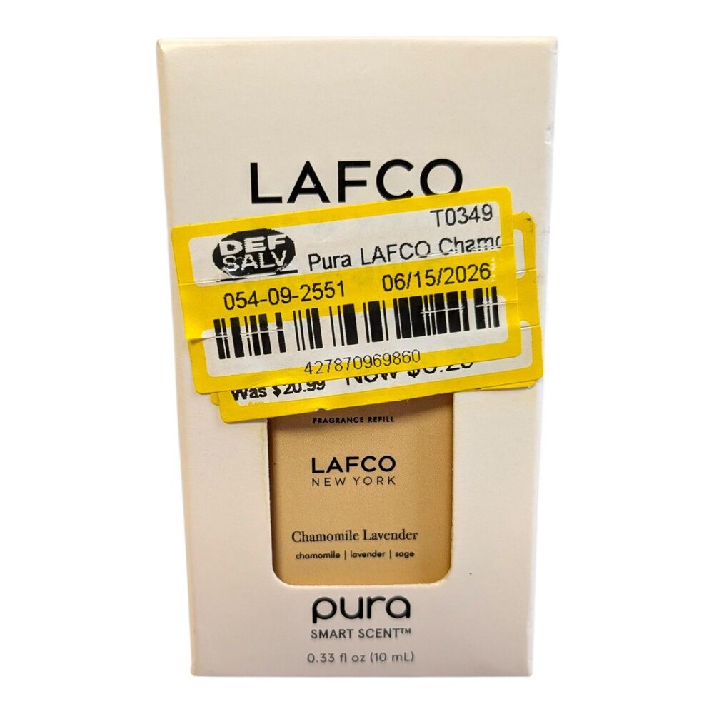 Pura Lafco New York Chamomile Lavender Smart Scent Diffuser Replacement Refill